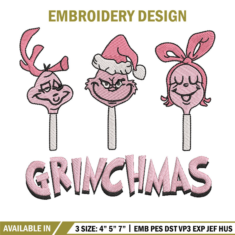 Grinchmas embroidery design, Grinch embroidery, Chrismas design, Embroidery shirt, Embroidery file, Digital download.jpg