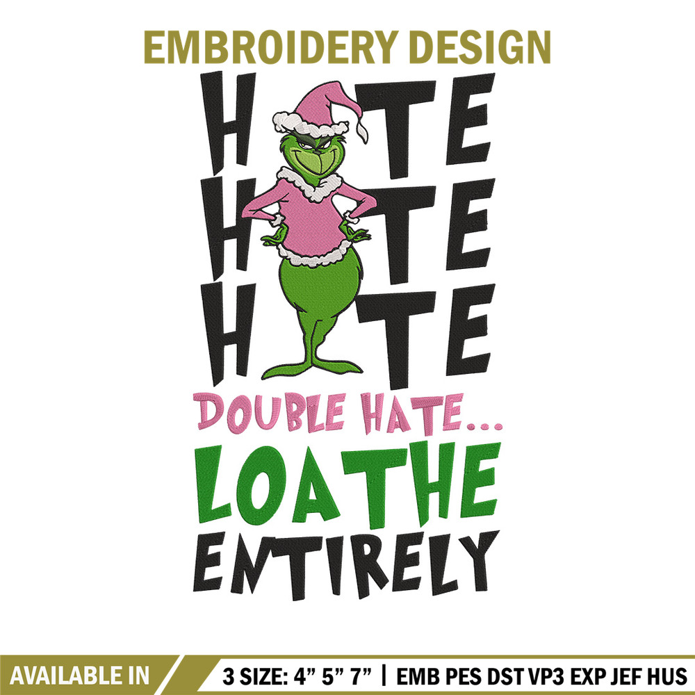 Grinchmas Embroidery Design, Grinch Embroidery, Embroidery File, Chrismas Embroidery, Anime shirt,Digital download..jpg