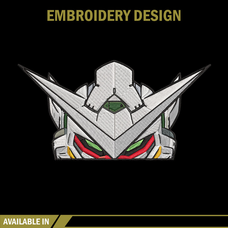 Gundam Peeker Embroidery Design, Gundam Embroidery, Embroidery File, Anime Embroidery, Anime shirt, Digital download.jpg