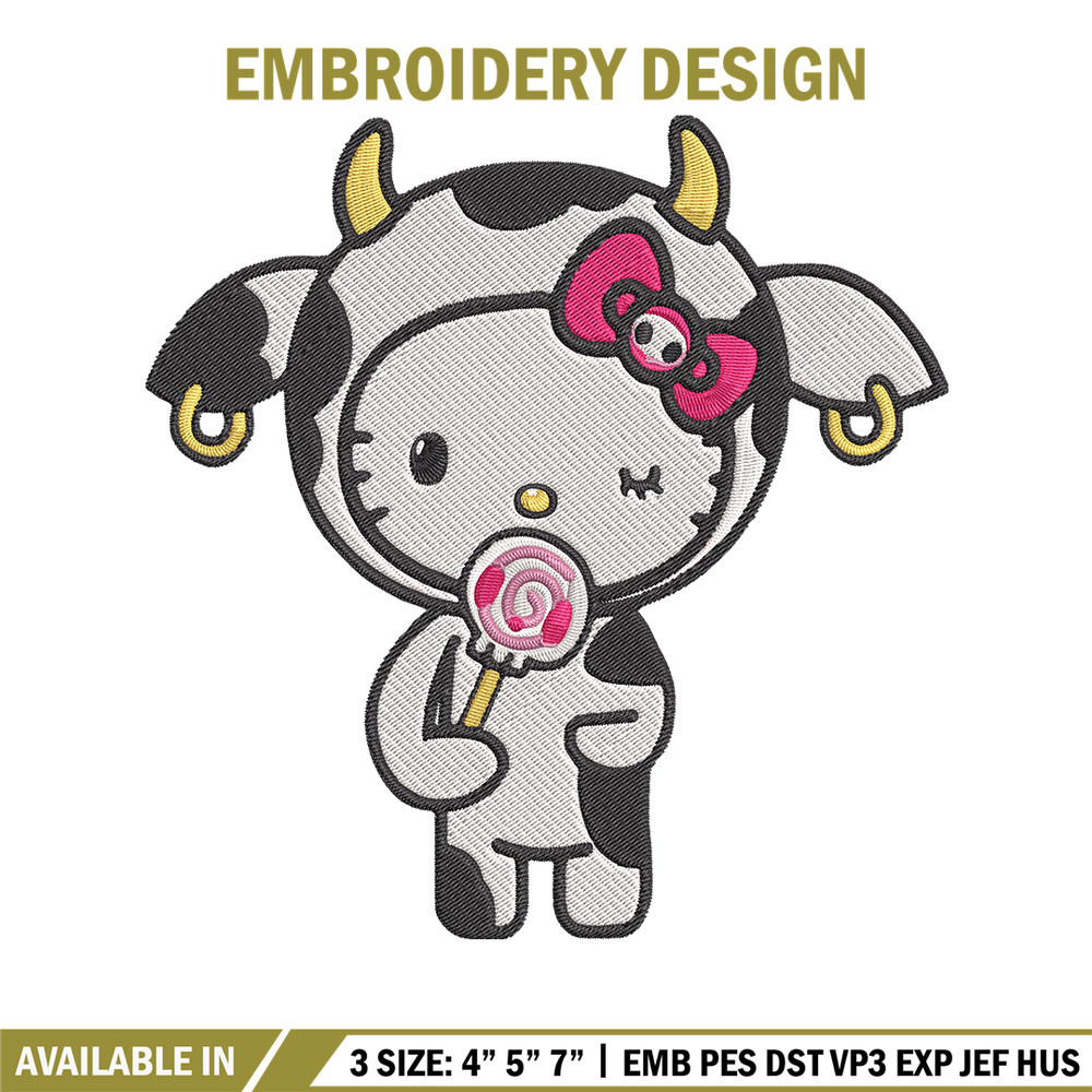 Hello kitty cow Embroidery Design, Hello kitty Embroidery, Embroidery File,Anime Embroidery,Anime shirt,Digital download.jpg