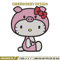 Hello Kitty Embroidery Design, Hello kitty Embroidery, Embroidery File, Anime Embroidery, Digital download.jpg