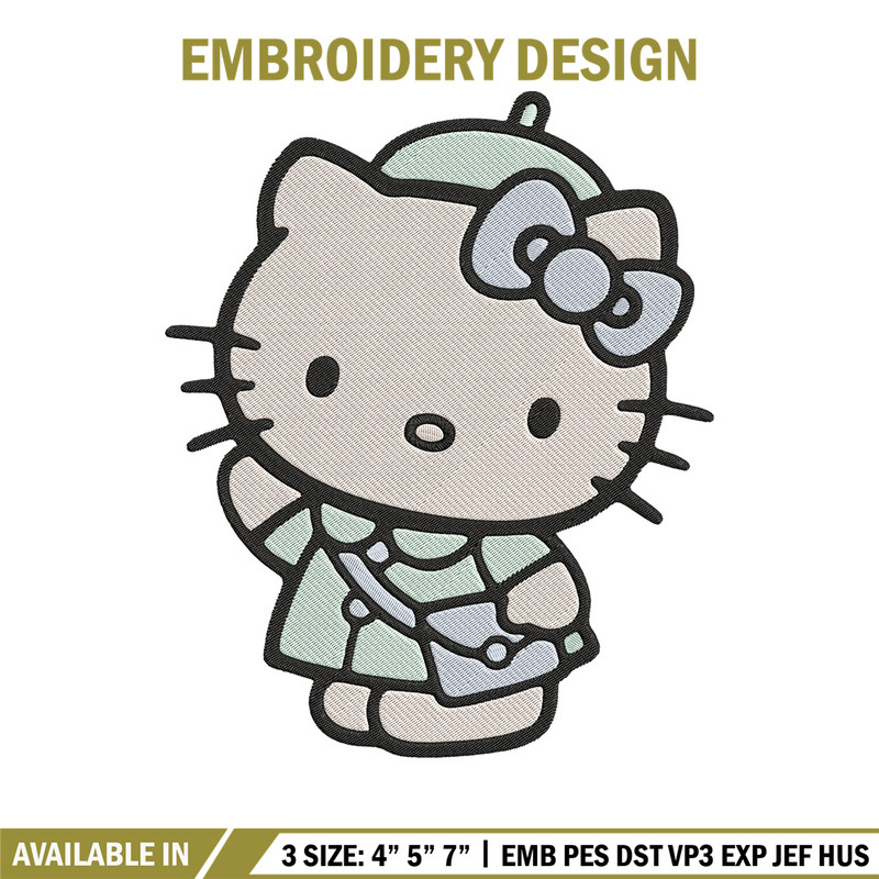 Hello Kitty girl Embroidery Design, Hello kitty Embroidery, Embroidery File, Anime Embroidery, Digital download.jpg