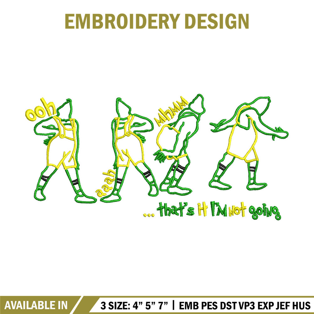 IM not going embroidery design, Grinch embroidery, Chrismas design,Embroidery shirt, Embroidery file, Digital download.jpg