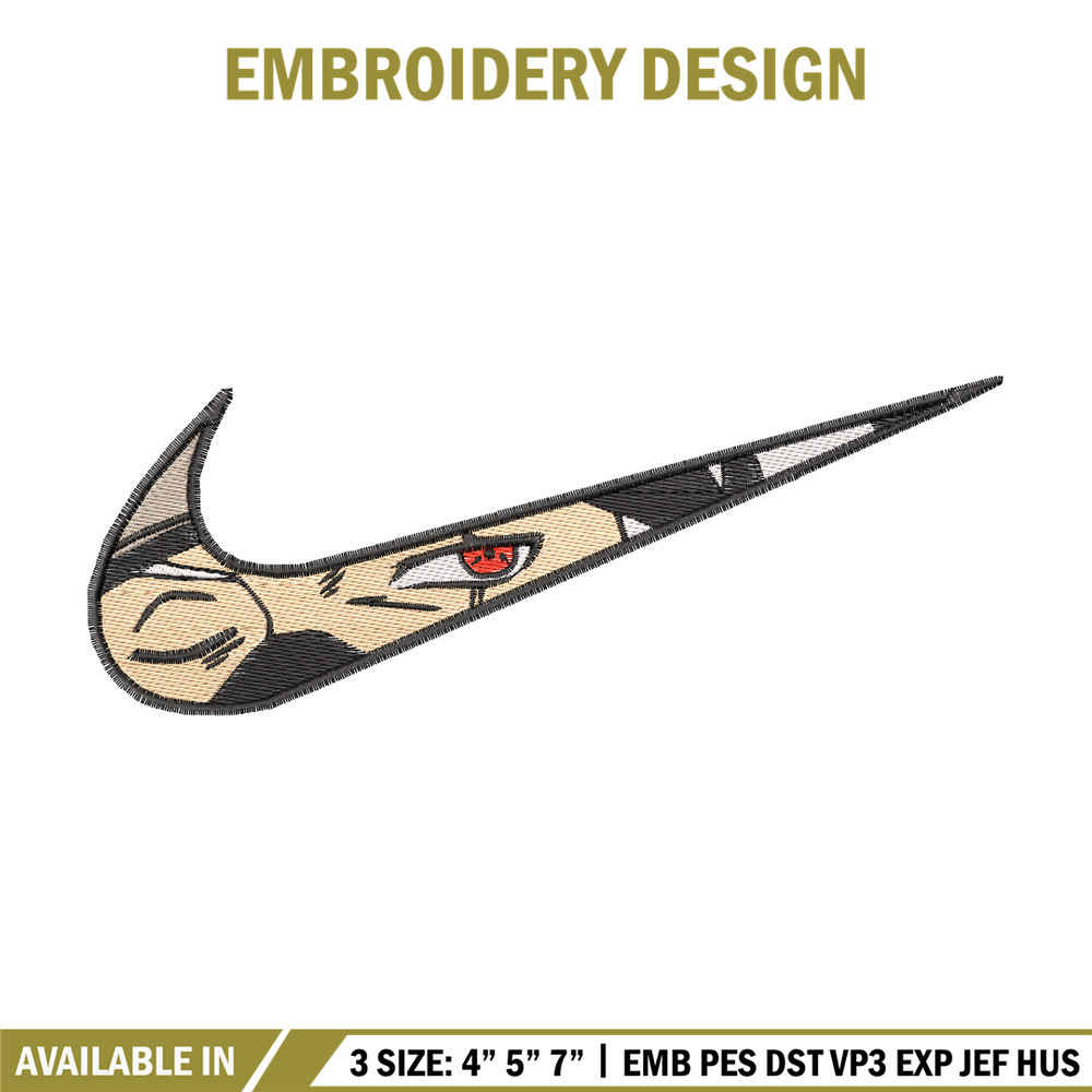Kakashi Hatake eyes Nike embroidery design, Naruto embroidery, nike design, anime design, anime shirt, Digital download.jpg