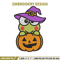 Keropi pumpkin Embroidery design, Halloween Hello kitty Embroidery, cartoon design, Embroidery File, Digital download..jpg