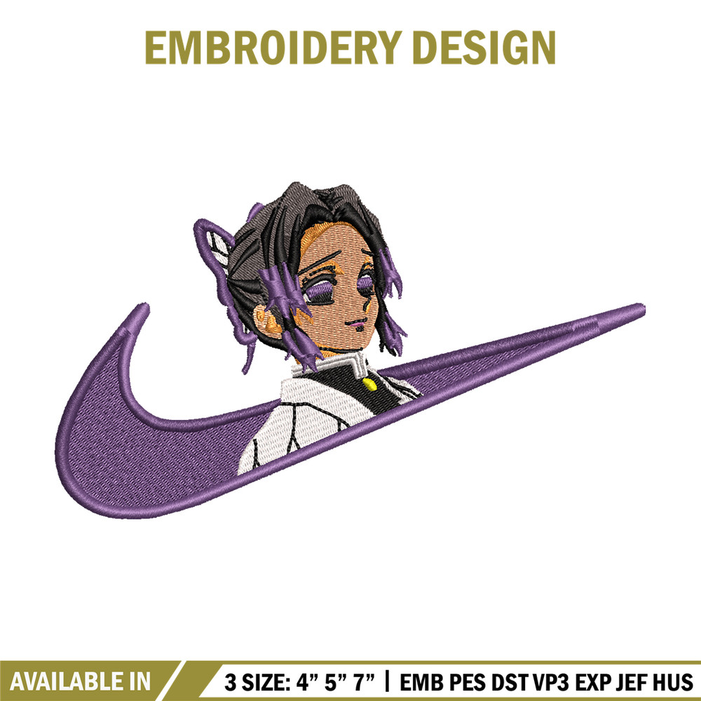 Kochou Shinobu Nike embroidery design, Kimetsu no Yaiba embroidery, Nike design, anime design, Digital download.jpg