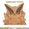 Kurama chibi Embroidery Design, Naruto Embroidery, Embroidery File, Anime Embroidery, Anime shirt, Digital download.jpg