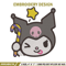 Kuromi face Embroidery Design, Hello kitty Embroidery, Embroidery File,Anime Embroidery, Anime shirt, Digital download.jpg