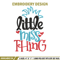 Little Miss Thing Embroidery Design, Dr Seuss Embroidery, Embroidery File, Embroidery design, Digital download..jpg