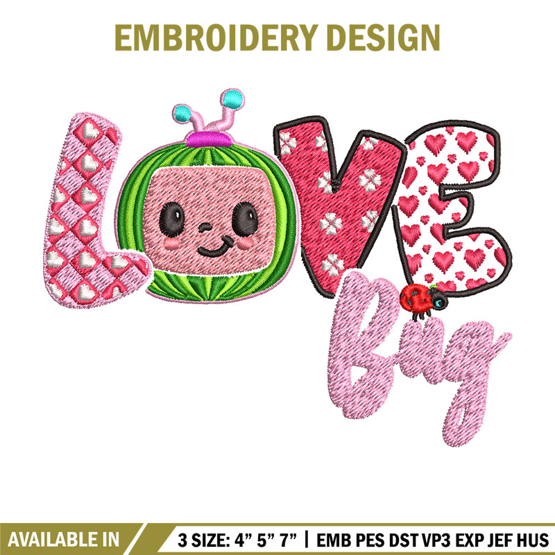 Love bug logo Embroidery design, Love bug logo Embroidery, logo design, Embroidery File, logo shirt, Digital download..jpg