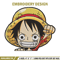Luffy Chibi Embroidery Design, One piece Embroidery, Embroidery File, Anime Embroidery, Anime shirt, Digital download.jpg