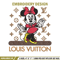 Minnie logo lv Embroidery Design, Lv Embroidery, Embroidery File, Brand Embroidery, Logo shirt, Digital download.jpg