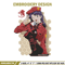 Misato Katsuragi Embroidery Design, Evangelion Embroidery, Embroidery File, Anime Embroidery, Anime shirt, Digital download.jpg
