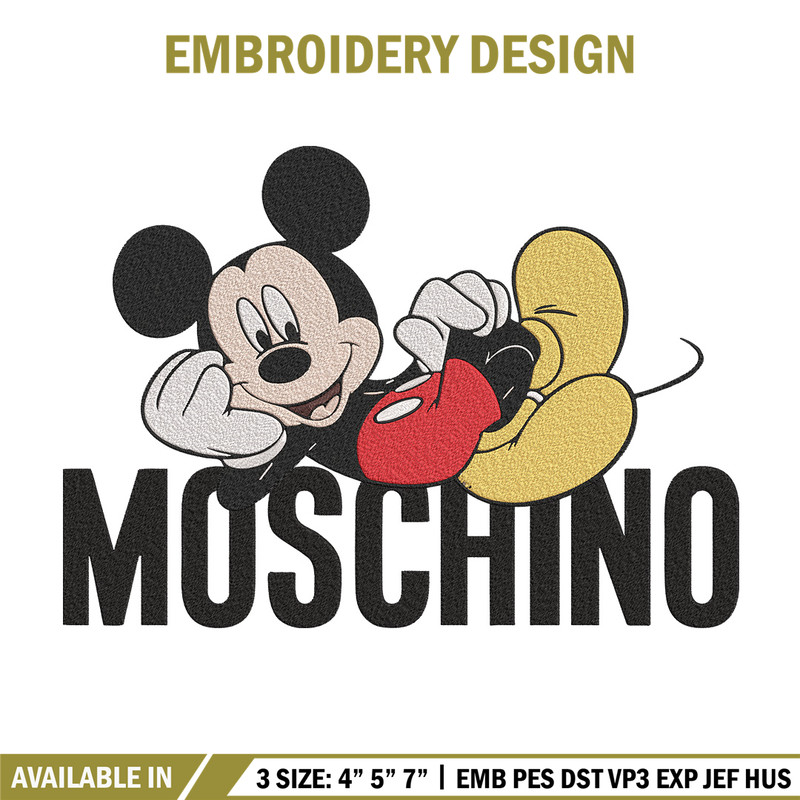 Moschino Mickey Embroidery Design, Mickey Embroidery, Embroidery File, Anime Embroidery, Moschino shirt,Digital download.jpg