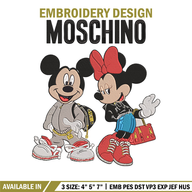 Moschino Mickey Embroidery Design, Mickey Embroidery, Embroidery File, Anime Embroidery,Moschino shirt,Digital download.jpg
