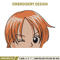 Nami Peeker Embroidery Design, One piece Embroidery, Embroidery File, Anime Embroidery, Anime shirt, Digital download.jpg