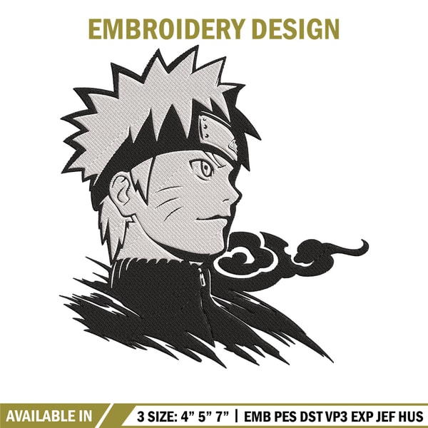 Naruto shippuden Embroidery Design, Naruto Embroidery, Embroidery File, Anime Embroidery, Anime shirt, Digital download.jpg