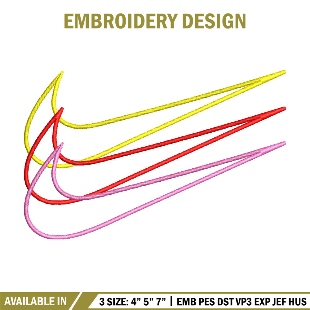 Nike 3 sign embroidery design, Logo embroidery, Nike design, Embroidery shirt, Embroidery file,Digital download.jpg