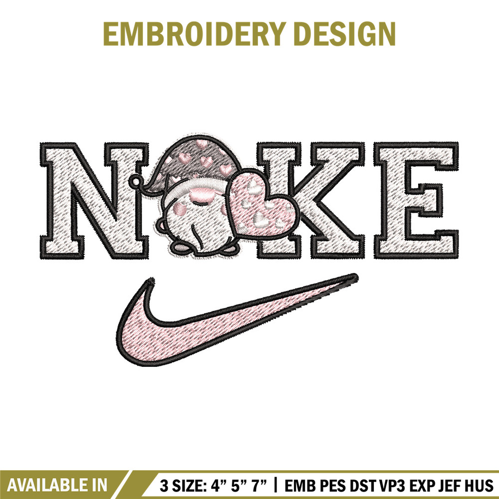 Nike gnomes Embroidery Design, Chrismas Embroidery, Nike Embroidery, Embroidery File, Logo shirt, Digital download.jpg