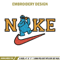 Nike green cartoon Embroidery Design, Nike Embroidery, Brand Embroidery, Embroidery File, Logo shirt, Digital download.jpg