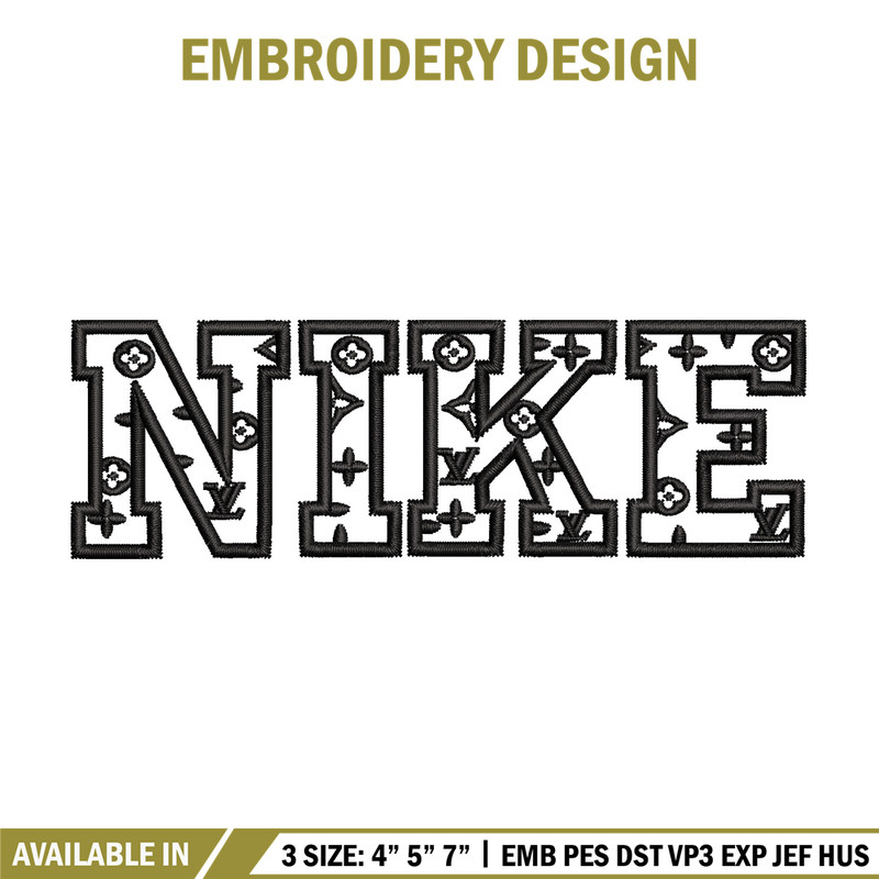 Nike lv embroidery design, Lv embroidery, Nike design, Embroidery shirt, Embroidery file, Digital download.jpg