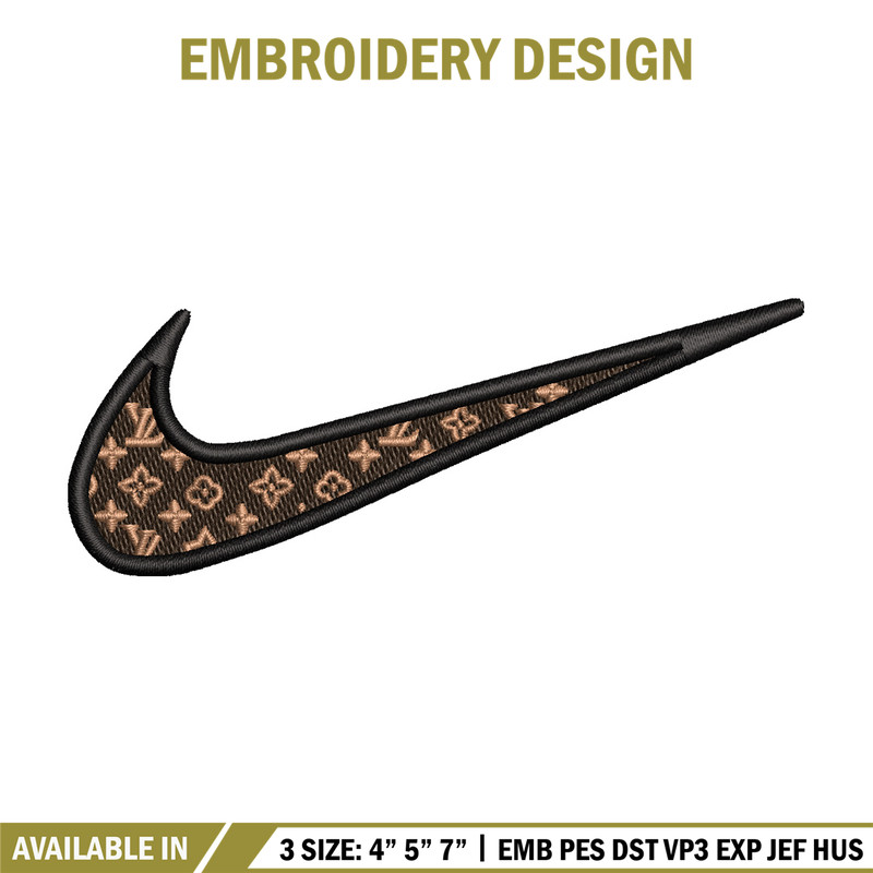 Nike lv logo embroidery design, Lv embroidery, Nike design, Embroidery shirt, Embroidery file, Digital download.jpg