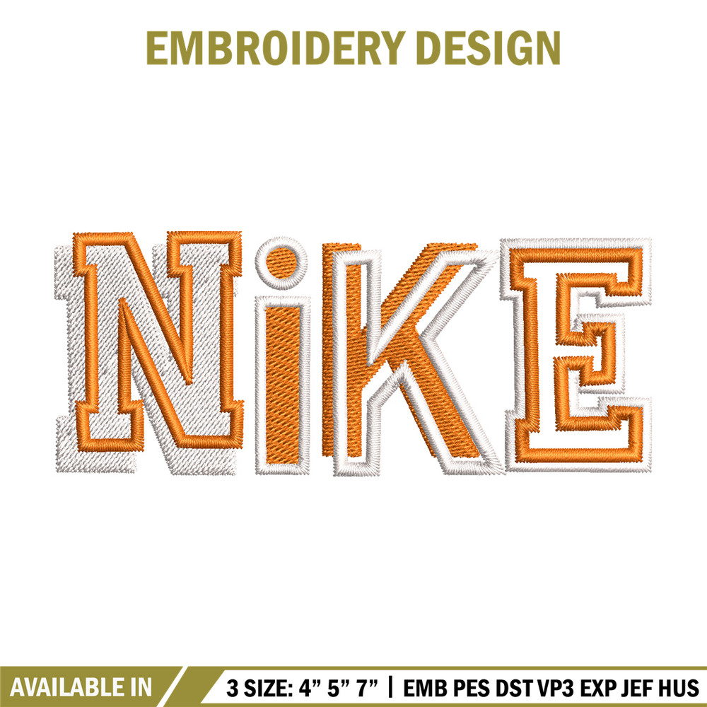 Nike orange logo embroidery design, Nike embroidery, Nike design, Embroidery shirt, Embroidery file,Digital download.jpg