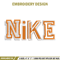 Nike orange logo embroidery design, Nike embroidery, Nike design, Embroidery shirt, Embroidery file,Digital download.jpg