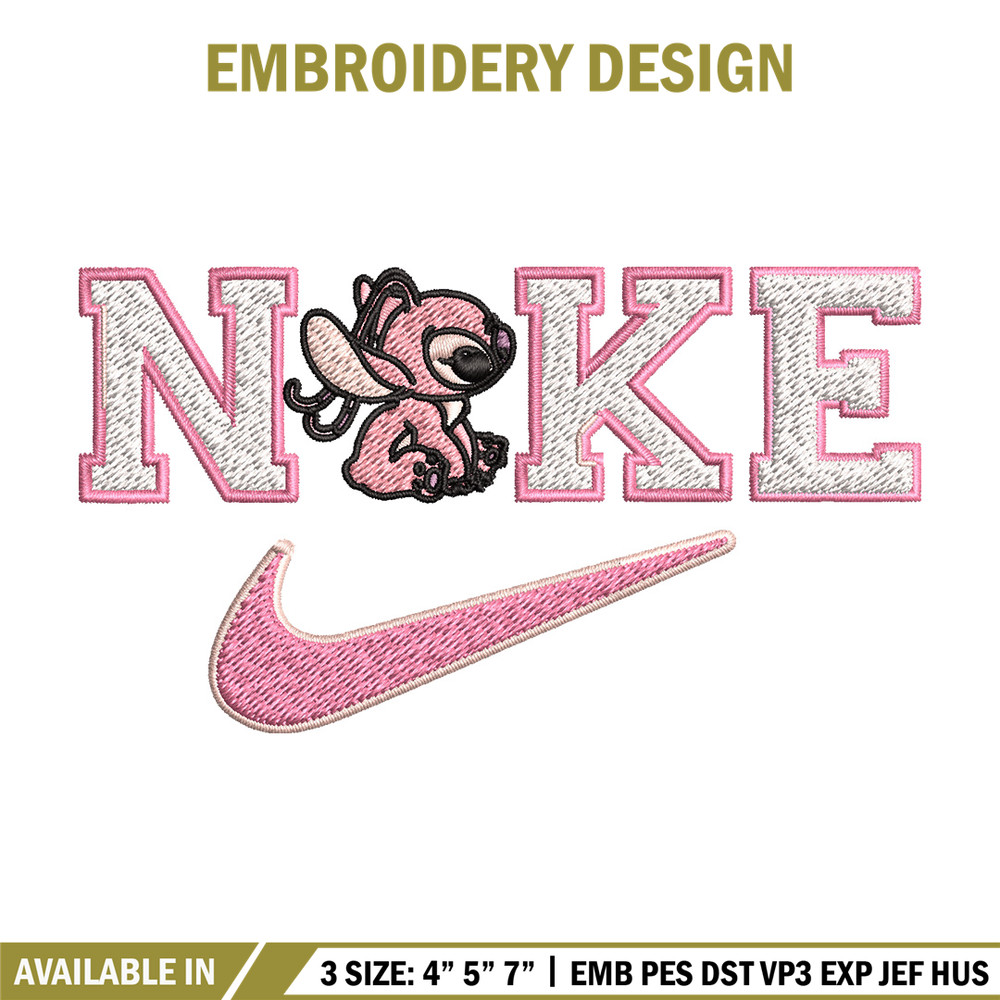 Nike pink stitch Embroidery Design, Stitch Embroidery, Nike Embroidery, Embroidery File, Logo shirt, Digital download.jpg