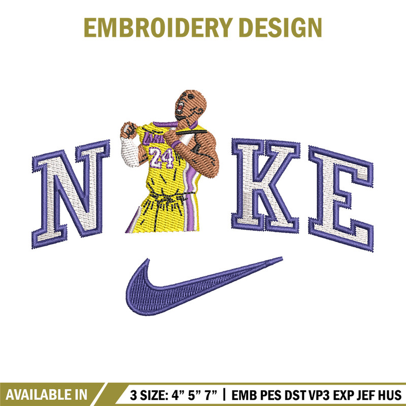 Nike player embroidery design, Basketball embroidery, Nike design,Embroidery file,Embroidery shirt,Digital download.jpg