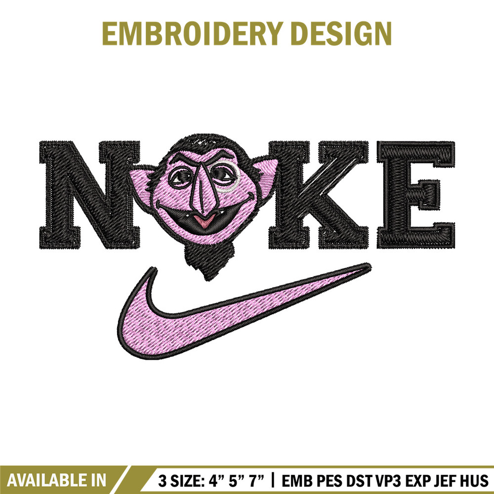 Nike purple cartoon Embroidery Design, Nike Embroidery, Brand Embroidery, Embroidery File, Logo shirt, Digital download.jpg