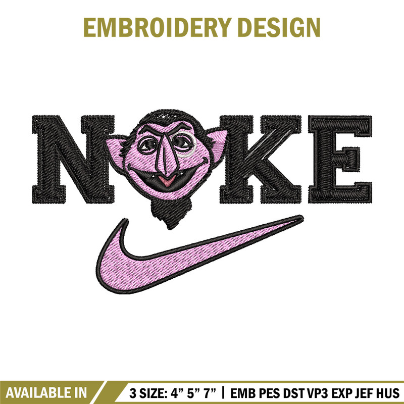 Nike purple cartoon Embroidery Design, Nike Embroidery, Brand Embroidery, Embroidery File, Logo shirt, Digital download.jpg