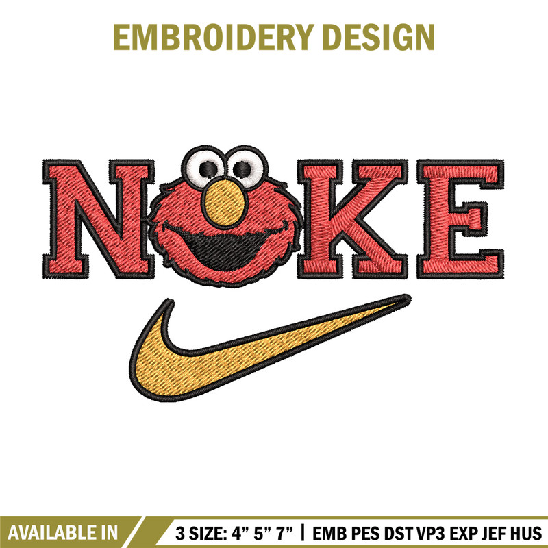 Nike red cartoon Embroidery Design, Nike Embroidery, Brand Embroidery, Embroidery File, Logo shirt, Digital download..jpg