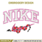 Nike snake embroidery design, Snake embroidery, Nike design, Embroidery shirt, Embroidery file, Digital download.jpg