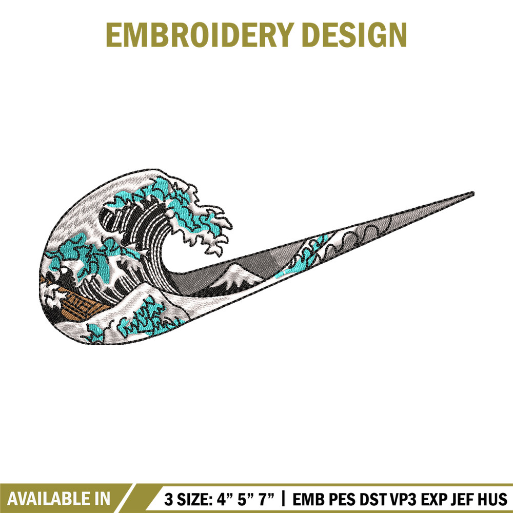 Nike water logo embroidery design, Logo embroidery, Nike design, Embroidery file, logo shirt, Instant download.jpg