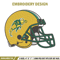 North Dakota helmet embroidery design, Baseball embroidery, Sport embroidery, logo sport embroidery, Embroidery design.jpg