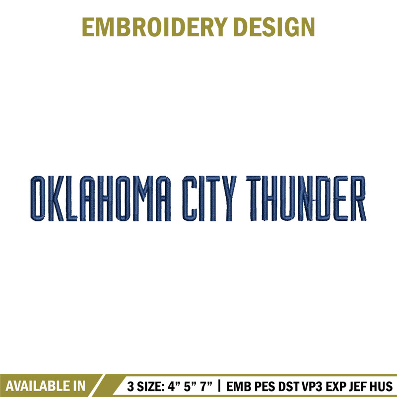 Oklahoma City Thunder logo embroidery design, NBA embroidery, Sport embroidery, Embroidery design,Logo sport embroidery.jpg