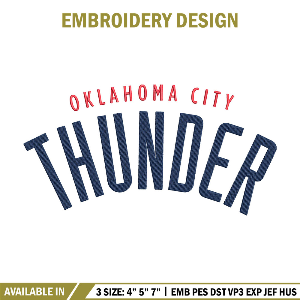 Oklahoma Thunder logo embroidery design, NBA embroidery, Sport embroidery, Embroidery design, Logo sport embroidery.jpg