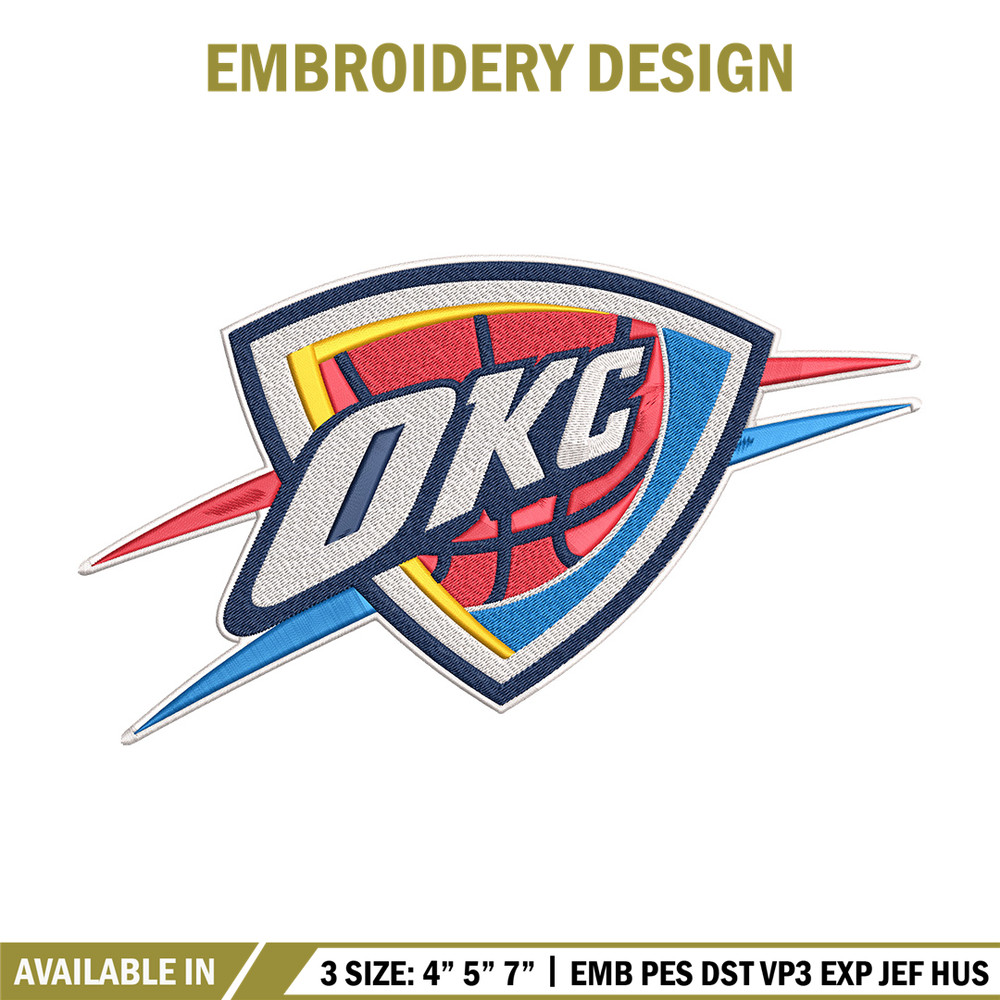 Oklahoma Thunder logo embroidery design,NBA embroidery, Sport embroidery, Embroidery design, Logo sport embroidery.jpg