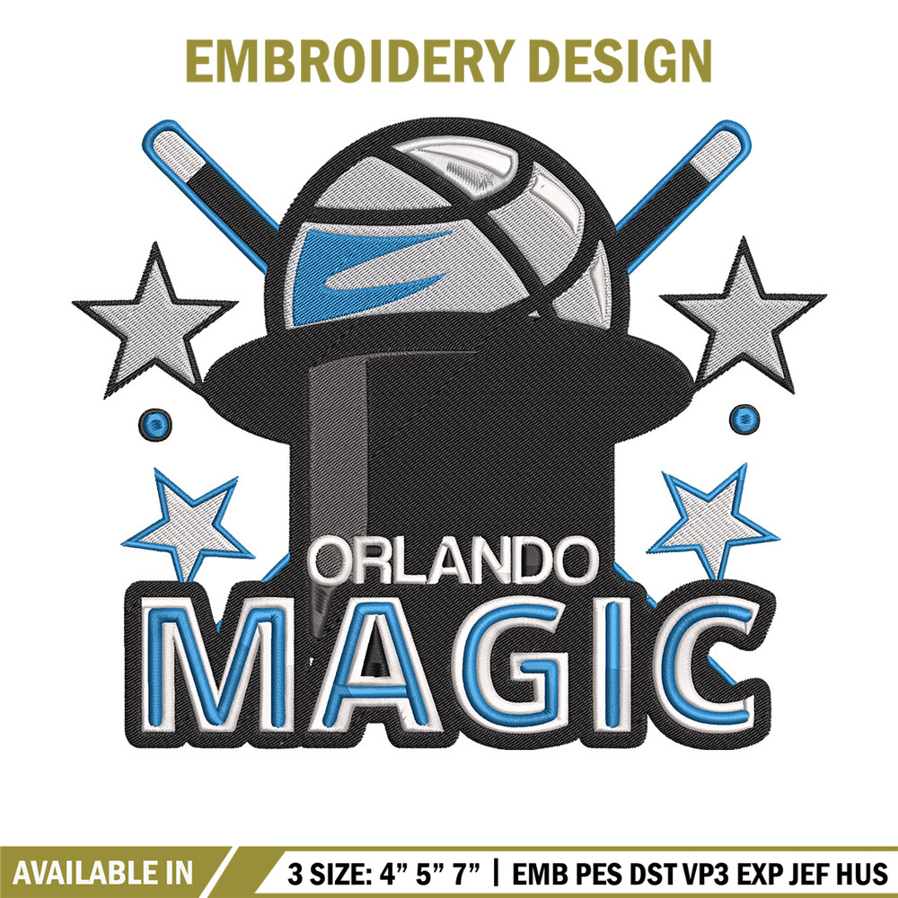 Orlando Magic logo embroidery design,NBA embroidery, Sport embroidery, Embroidery design, Logo sport embroidery.jpg