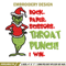 Rock Paper Scissors Throat Punch Grinch Embroidery design, Grinch Christmas Embroidery, Grinch design, Digital download.jpg