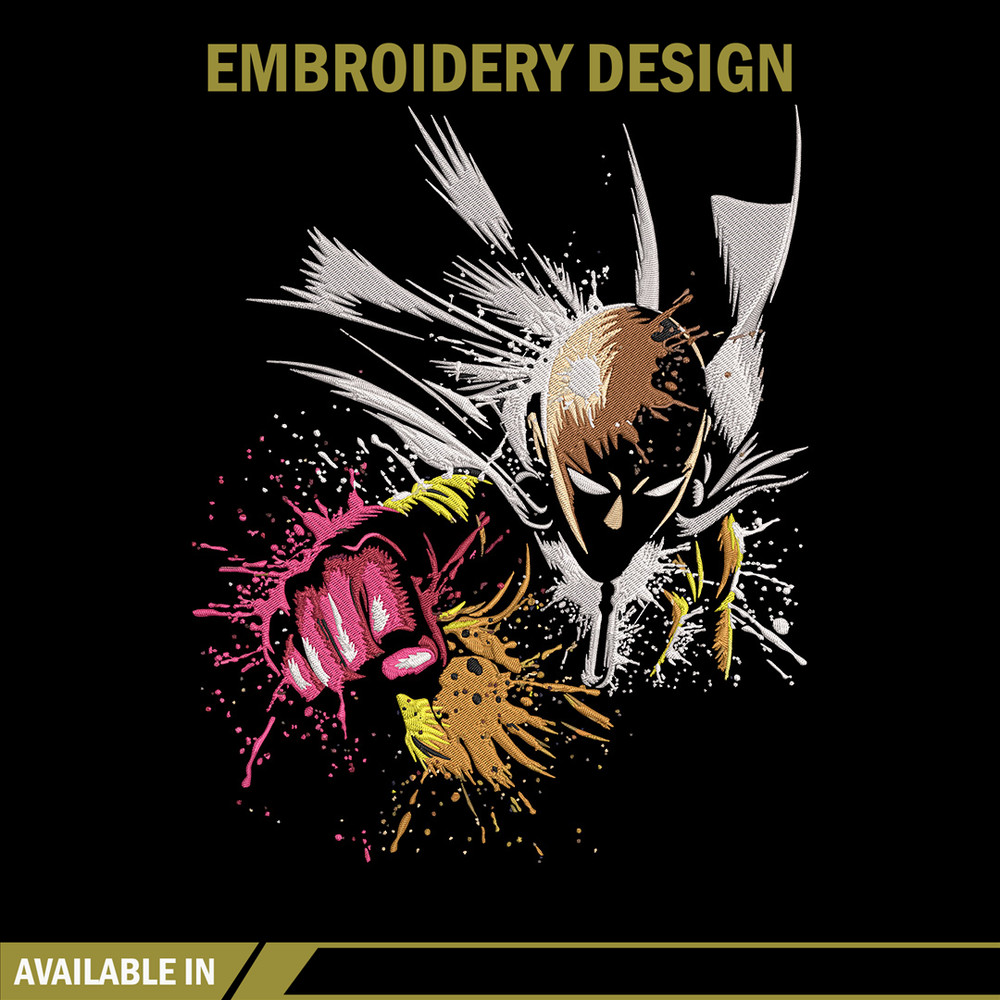Saitama punch Embroidery Design, One punch man Embroidery,Embroidery File, Anime Embroidery,Anime shirt,Digital download.jpg