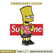 Simpson Supreme Embroidery design, Simpson Embroidery, cartoon design, Embroidery File, cartoon shirt, Instant download..jpg