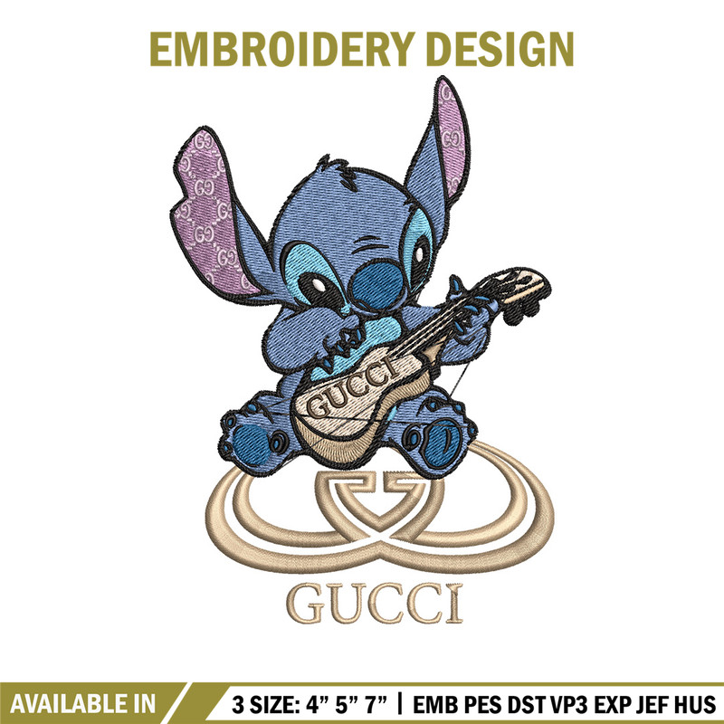 Stitch gucci Embroidery Design, Gucci Embroidery, Embroidery File, Logo shirt, Sport Embroidery, Digital download.jpg