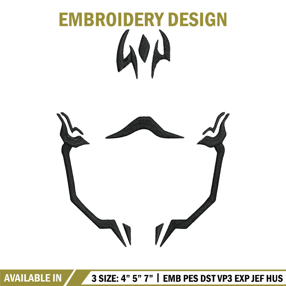 Sukuna Curses Embroidery Design, Jujutsu Embroidery, Embroidery File, Anime Embroidery, Anime shirt, Digital download.jpg