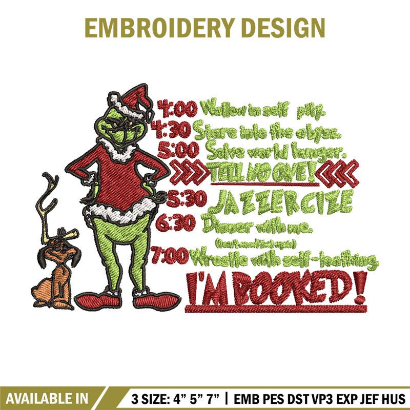 The Grinch Embroidery design, Grinch christmas Embroidery, Grinch design, Embroidery file, logo shirt, Instant download..jpg