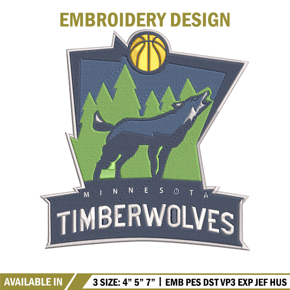 Timberwolves basketball embroidery design, NBA embroidery, Sport embroidery, Embroidery design,Logo sport embroidery.jpg
