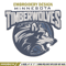 Timberwolves design embroidery design, NBA embroidery, Sport embroidery, Embroidery design, Logo sport embroidery..jpg