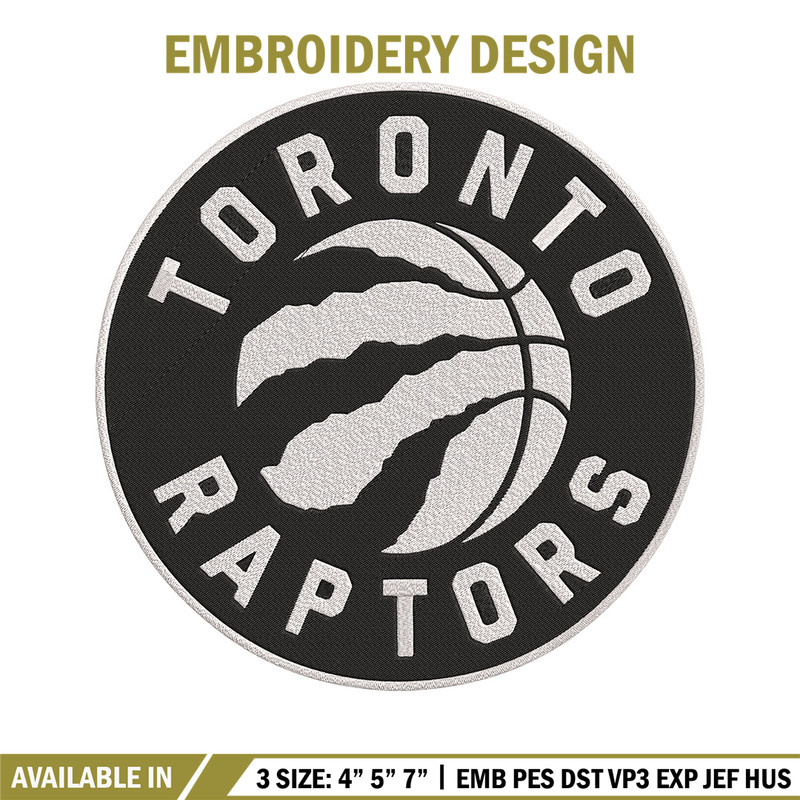 Toronto Raptors logo embroidery design,NBA embroidery, Sport embroidery, Embroidery design, Logo sport embroidery.jpg