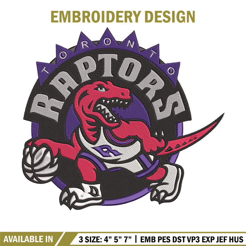 Toronto Raptors mascot embroidery design, NBA embroidery, Sport embroidery, Embroidery design, Logo sport embroidery..jpg